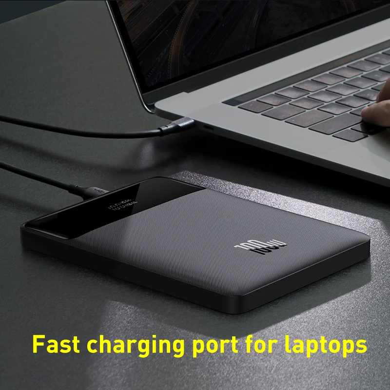 

New World Premiere 100W Power Bank 20000mAh Type C PD Fast Charging Powerbank Portable External Battery Charger for Notebook