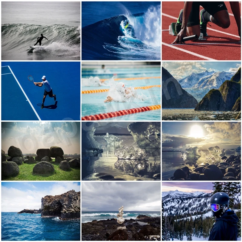 

Sports Track Diamond Painting Surf Swimming Scenery Full Diamond Embroidery Cross Stitch Mosaic Rhinestones Home Decoration Gift