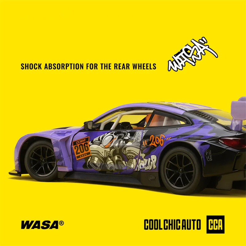 Enhanced Diecast Metal Sports Car with Sound and Light Features - Ideal Gift