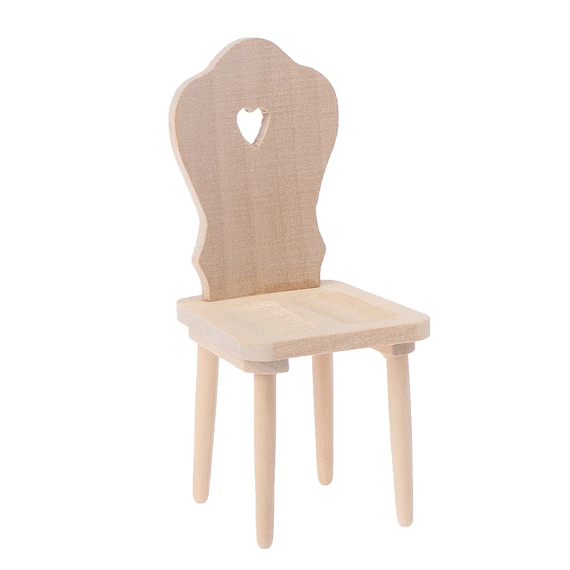 1/12 accessori per la casa delle bambole in miniatura in legno
