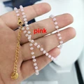Gold Pink Chain