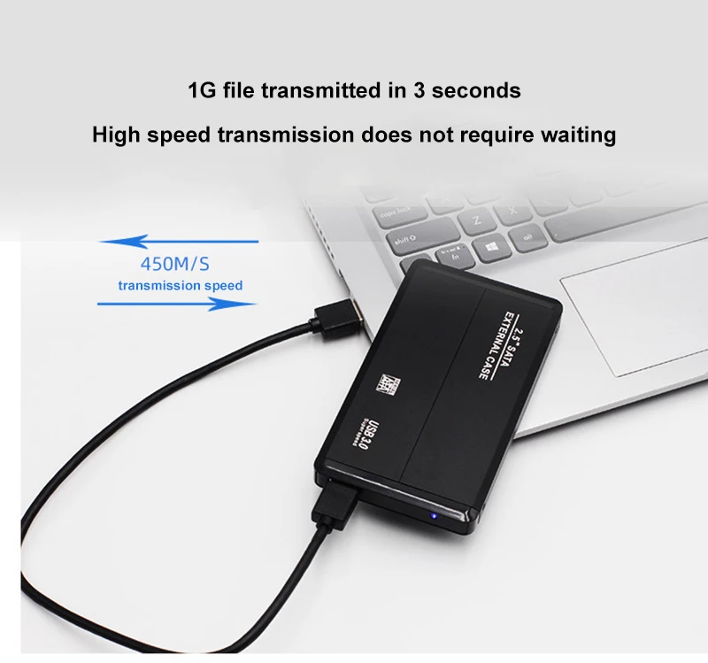 UTHAI-Alumínio Alloy Hard Drive Case com porta