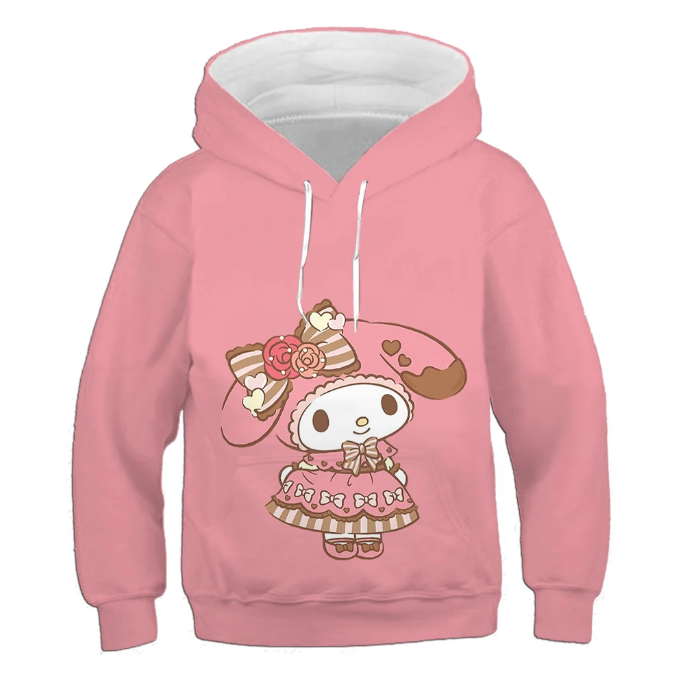 

Melody Women Teen 3D Printed Sweater Top Hoodie Loose Long Sleeve Autumn Pullover Casual Cartoon Birthday Party Dress Sweater
