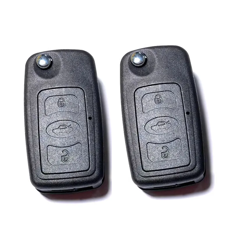 3 Buttons Replacement Flip Folding Remote Key Case Shell For Great Wall Voleex C30 C20 C20R Ling Ao Keyless Entry Fob Key Cover,key case,fob cover,key cover,folding car key shell,car key shell,key fob replacement