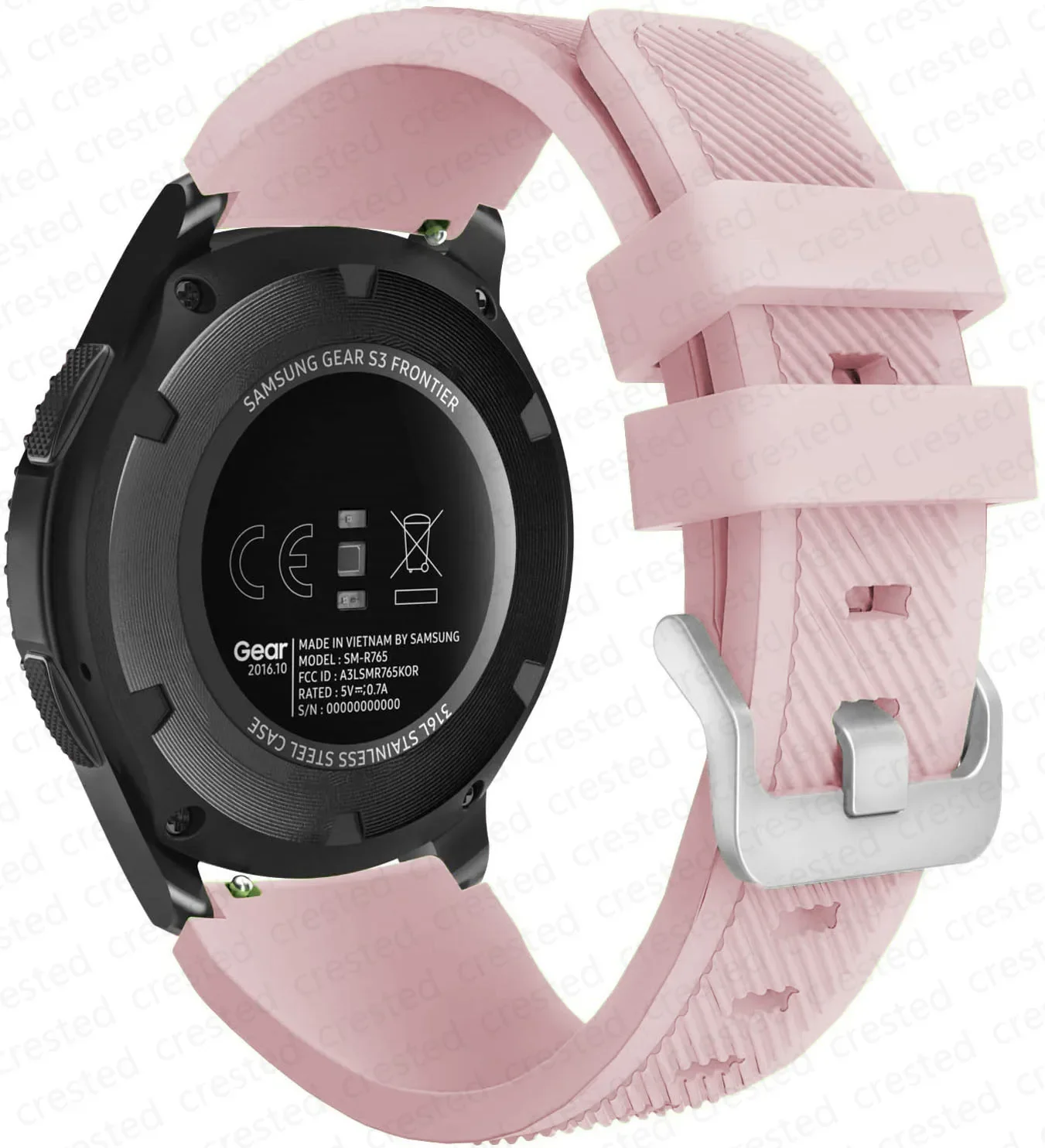 Soft Silicone Sport Strap - 22mm Bracelet