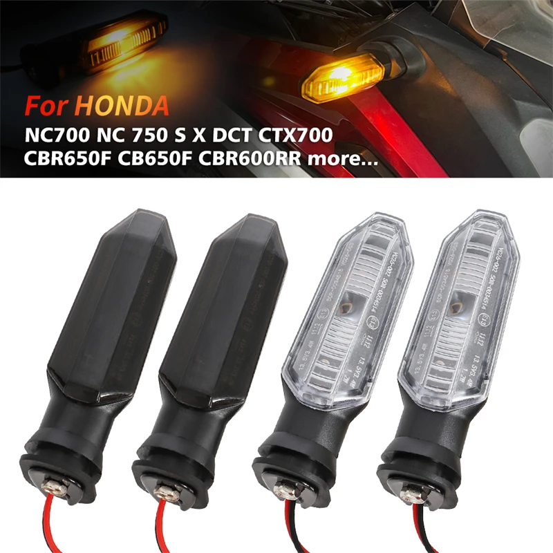 LED Turn Signal Light For HONDA CB500X CB500F CBR 600RR 650F CB650F