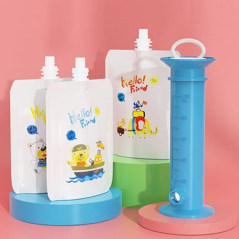 Baby Food Storage Containers Filling Dispenser Set