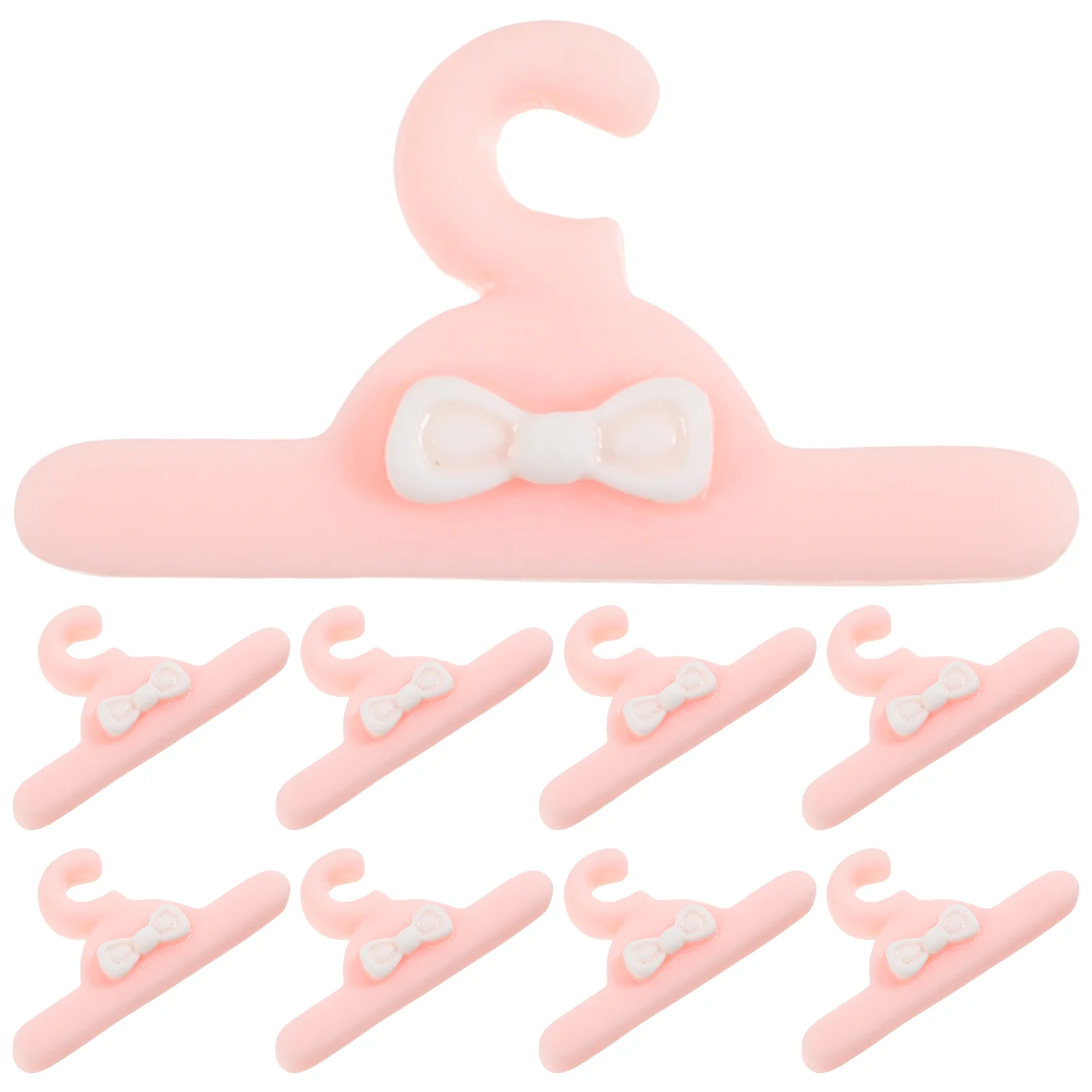 10pcs Hangers Coats Hangers Clothes Hanger Small Iron Hanger Mini House Decor