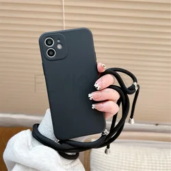 Versatile Crossbody Necklace Strap Lanyard Phone Case - Soft Silicone Cover - 6Plus or 6S Plus (7)