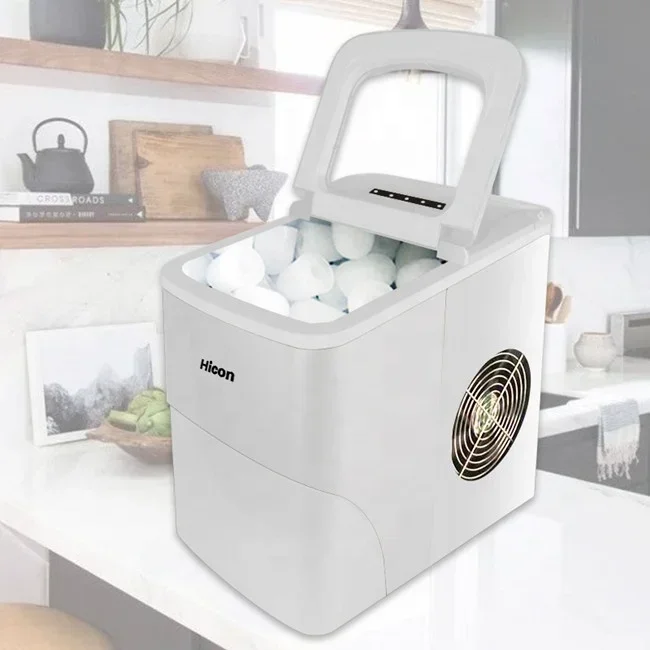Mini Ice Maker Electric New Cylindrical Ice Machine 12 Kg/24 H Automatic Household Making Machine