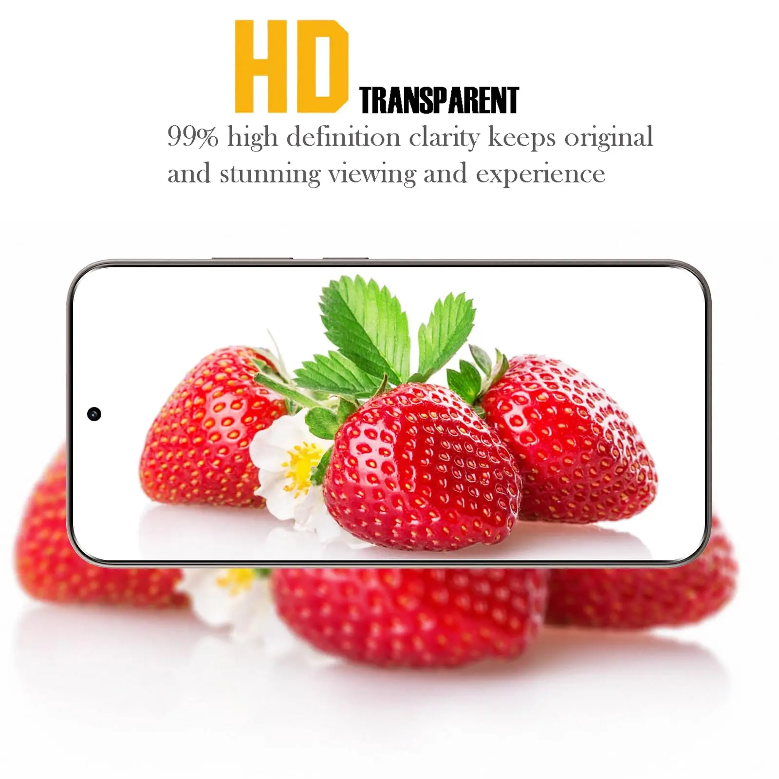 Premium Tempered Glass Screen Protector - 3 Pack, 9H Hardness, HD Clear & Scratch Resistant