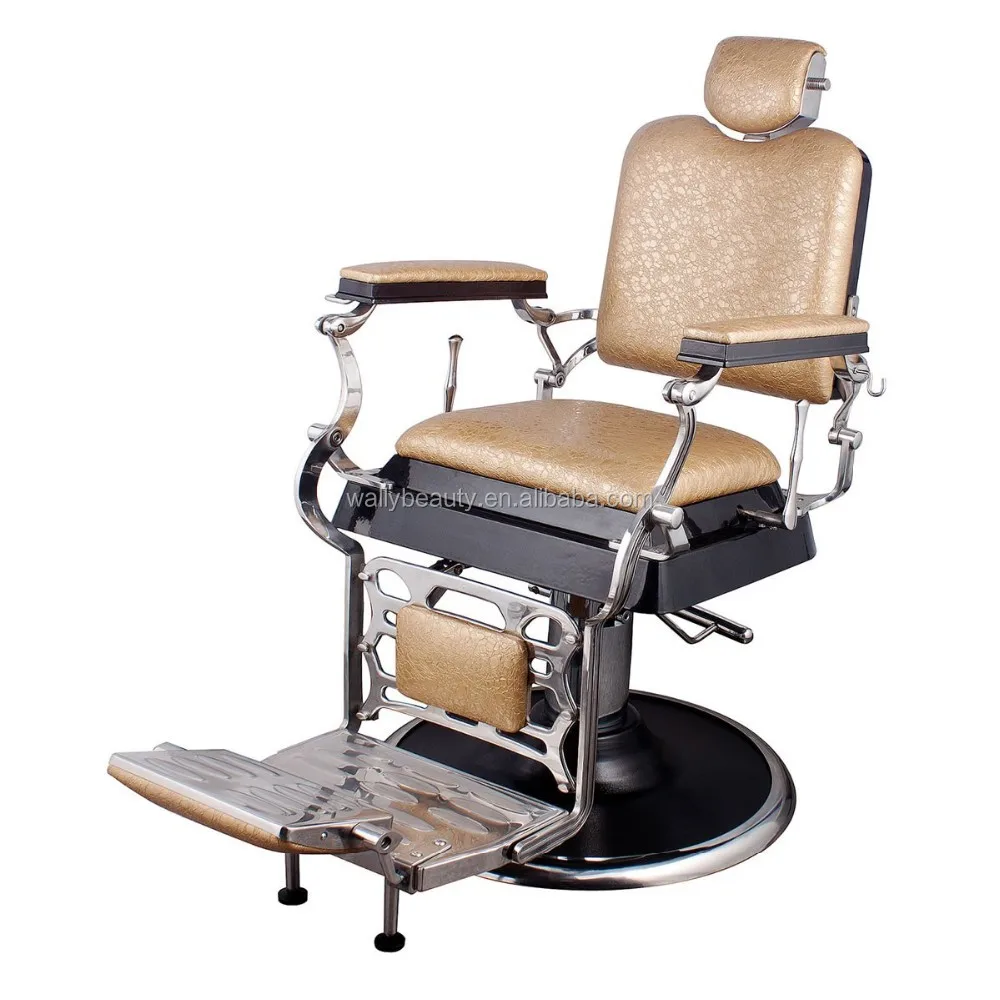 modern barber chair with heavy duty base & pump