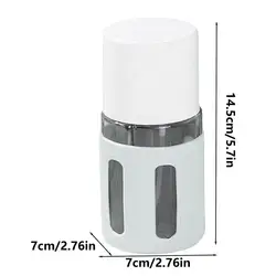 Compact 4 - in - 1 Refillable Travel Spray Bottles (Gray)