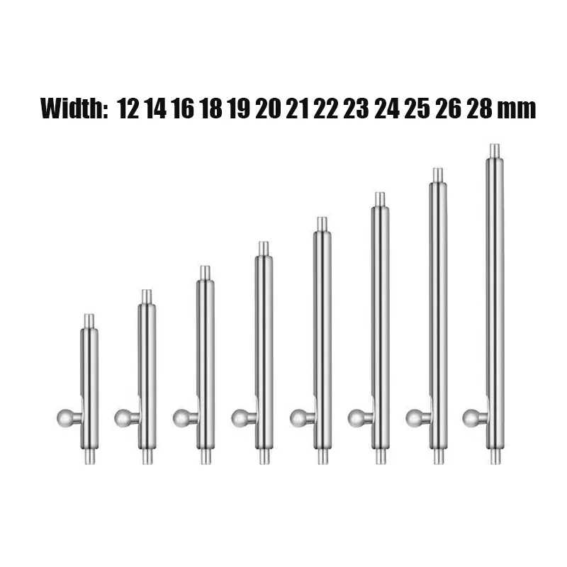 10PCS Stainless Steel Quick Release Watch Strap Spring Bars