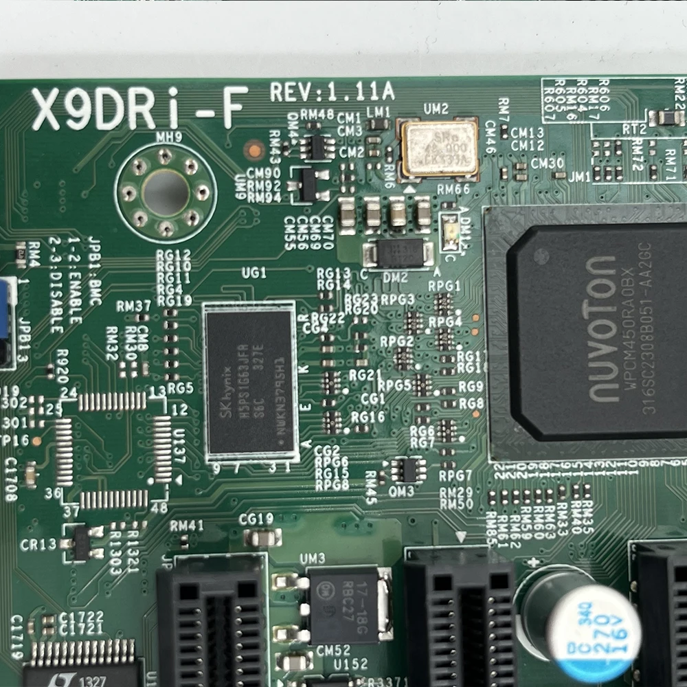 슈퍼마이크로 양방향 서버 E-ATX 마더보드 LGA 2011 인텔 C602 DDR3 Xeon E5-2600 및 E5-2600 v2 제품군용 X9DRi-F? PCI-E 3.0