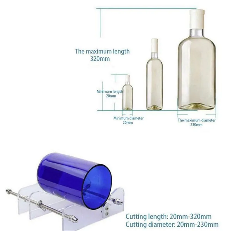 Glass Bottle Cutter Machine Tool Professional For Cutting Wine Beer Glass Bottles Bottle-Cutter DIY Cut Tools Machine