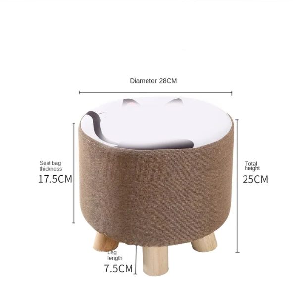 

Аксессуары Радужная маленькая скамейка стул мебель для дома