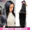 12A Straight Human Hair Bundles 28 30 inch Raw Hair Bundles 36 38 40 Inch Long Thick Bundles Cheap Brazilian Hair Weave Bundles 1