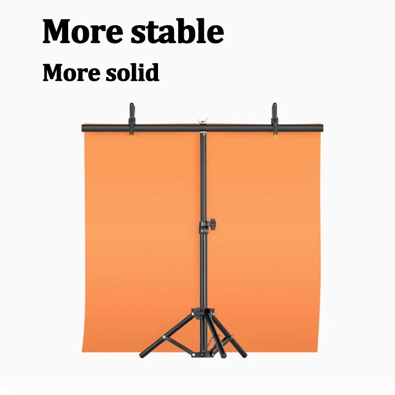 T-shaped Photography Backdrops Stand Photo Studio T Shape Support Light Stands Mini Holder Tripod For PVC Background Cloth Paper