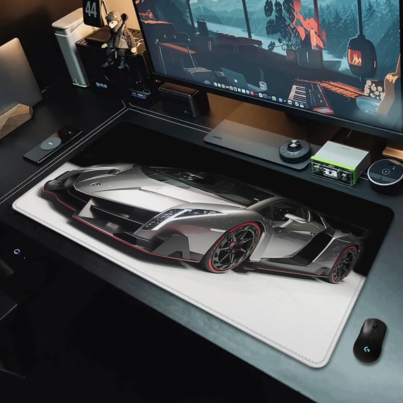 

XL Office Computer Desk Mat Sports Car Mouse Pad Supe Coupe Mouse Mats Gamer Keyboard Mat Stitched Edge Mousepad Gaming Accessoy