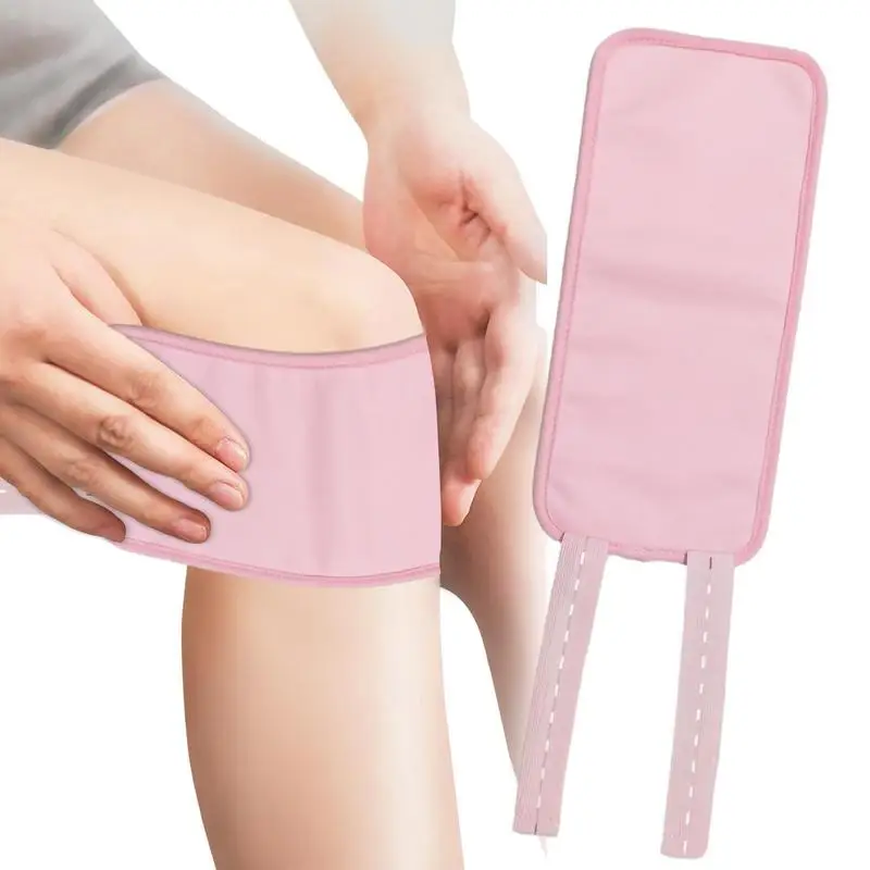 캐스터 오일 팩, 소프트 압축 패드, 캐스터 에센셜 오일 팩, 재사용 가능한 다리 랩, 방수 캐스터 오일 팩, 화이트 핑크