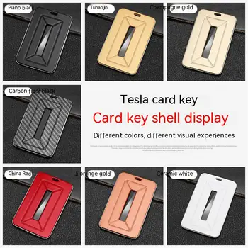 Custodia per chiave Auto in ABS in fibra di carbonio per Tesla Model 3 Full Protect accessori Auto - Custodia per chiave Auto in ABS in fibra di carbonio per Tesla Model 3 Full