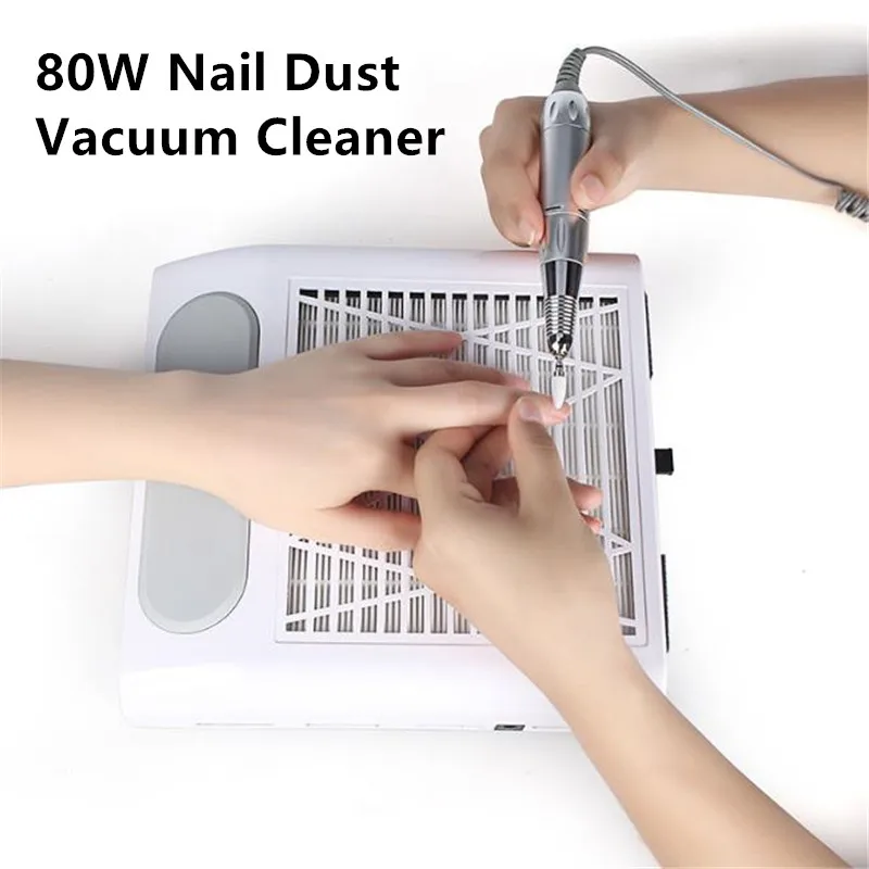 

Professional 80W Pink Nail Dust Vacuum Cleaner Collector Gel Nails Reducer Aspirator Absorber Sucker Aspirator Manicure Tool 2#