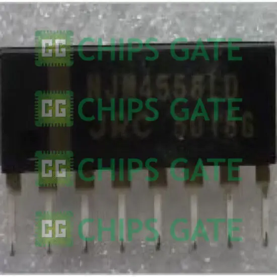 

40PCS DUAL OPERATIONAL AMPLIFIER IC JRC SIP-8 NJM4558LD JRC4558LD 4558LD