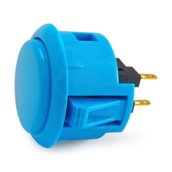 1pcs Original Sanwa OBSF 30 24mm Button Arcade push button for Joystick PC Raspberry Pi Nintendo push button replacement 