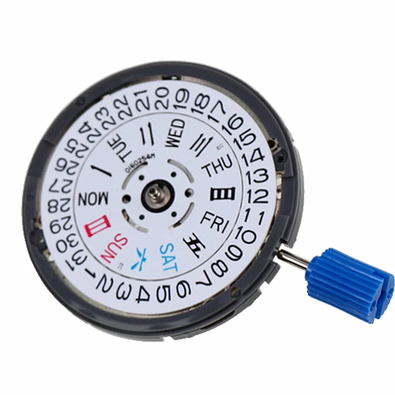 Watch Movement White Nh36a Three-dot Double Calendar Automatic Mechanical Movement At 3 At 3.8 for Skx007 SEIK Watch MODs Dial Repair NH36