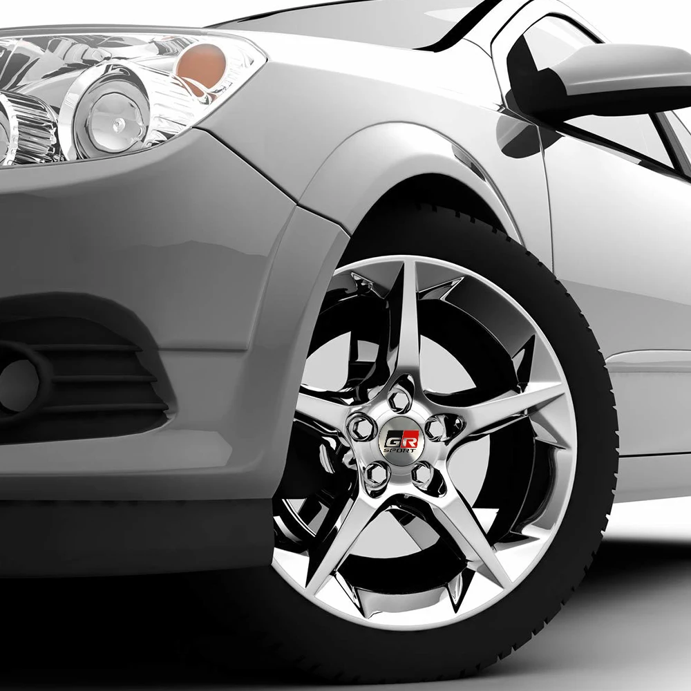 4 шт. автомобильный Стайлинг, центральные колпачки для колес, значок, наклейка на ступицу колеса, украшение для Toyo