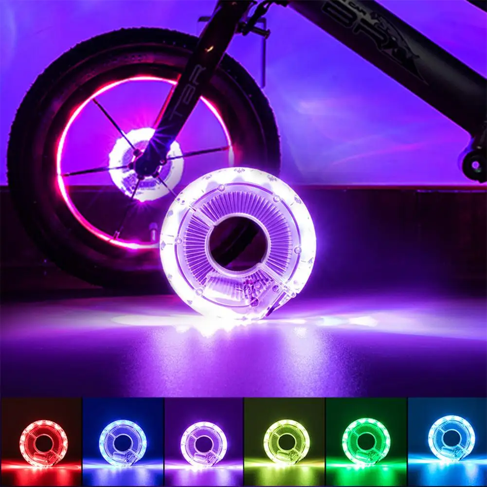 Led Bicycle Wheel Light Waterproof Balance Bike Smart Vibration Sensor