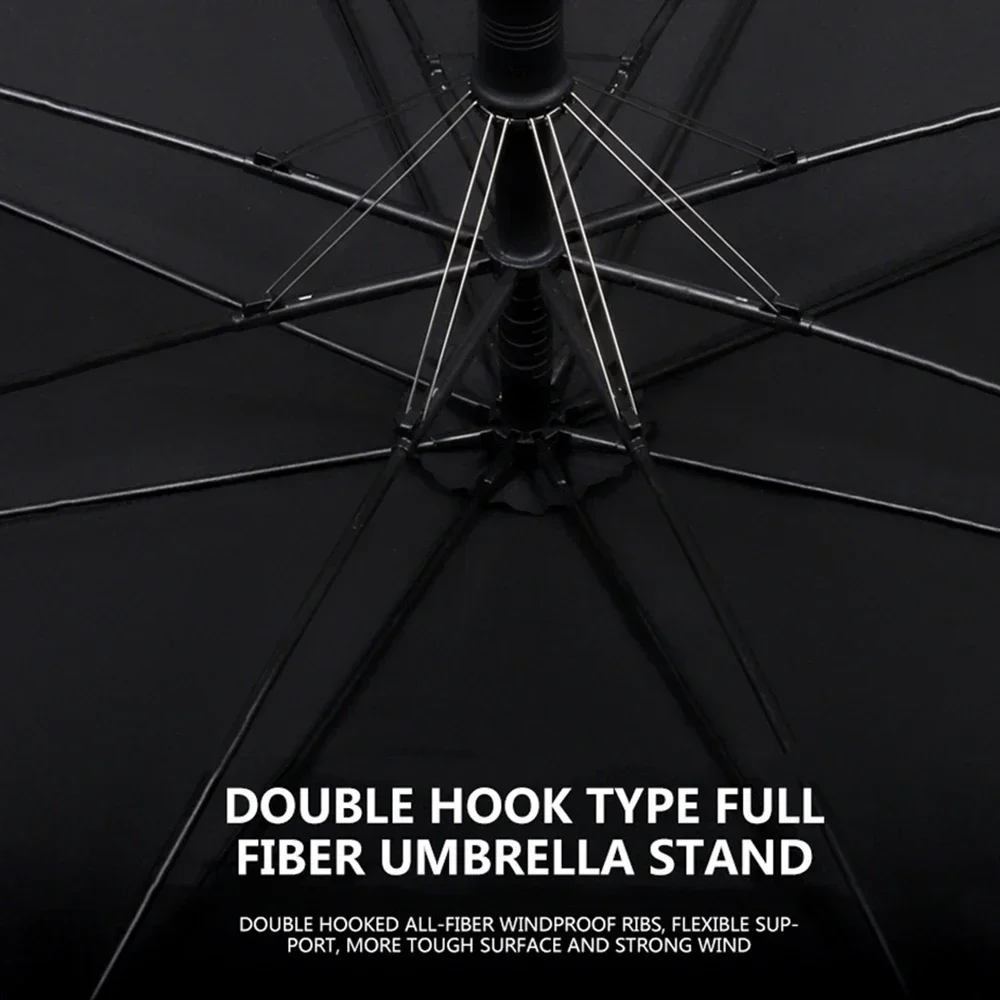 Parachase Wooden Long Umbrella Male Big Size Windproof Golf Umbrella for Men Business Style Large Rain Umbrellas Corporation