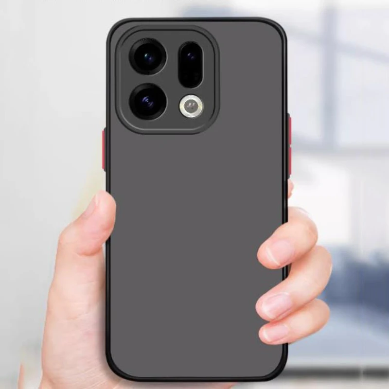 Matte Frosted Transparent Phone Case with Lens Protection – Soft Back Cover