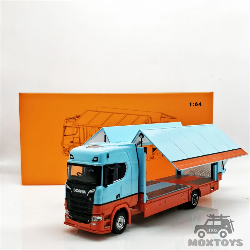 Kengfai 1:64 Scania S730 Double Deck Gull Wing Tow Truck Diecast Modelo De  Ximia de Carro Modelo de Simulação de Alusão de Automóveis