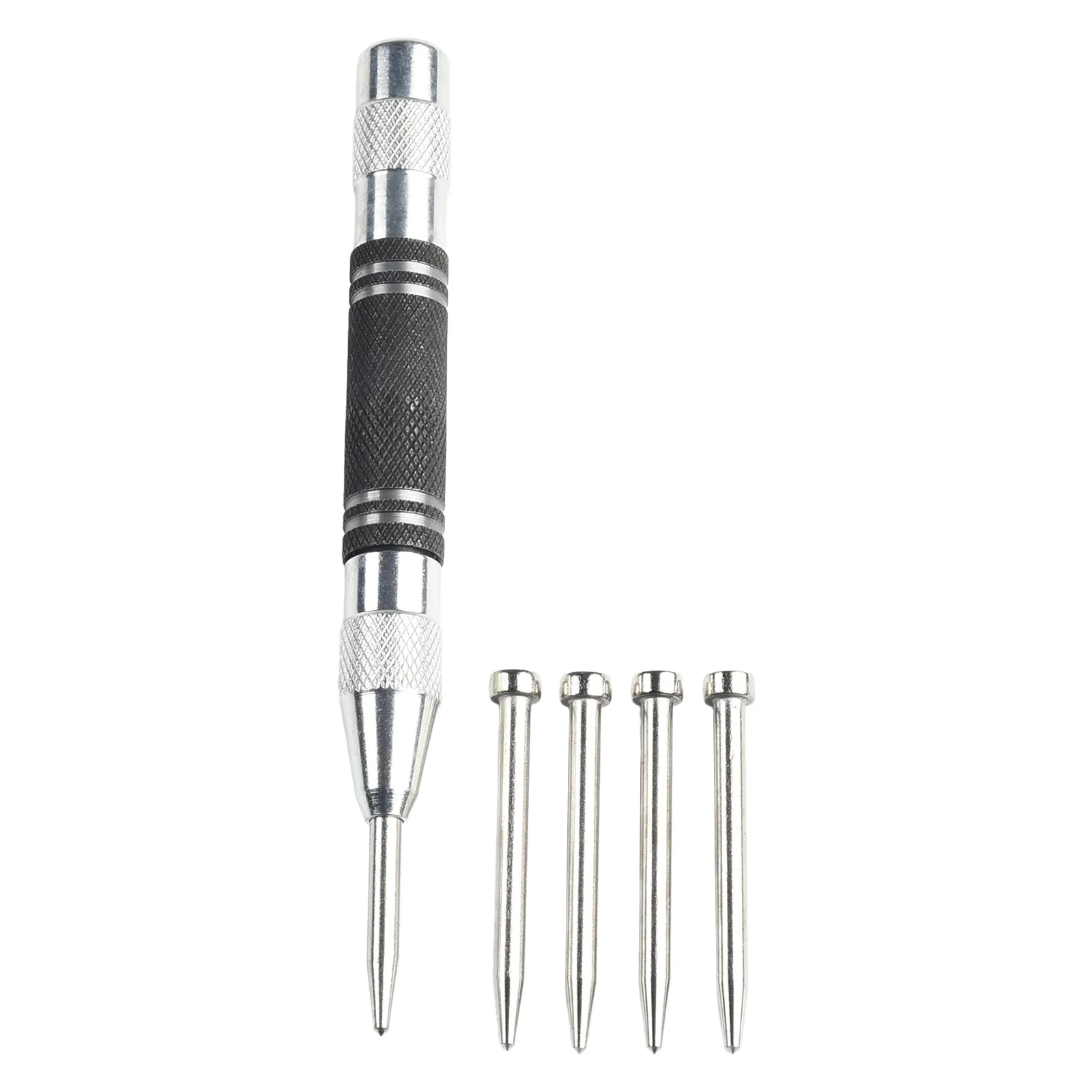 

Punch Needle Centre Punch Spring Loaded 128 Mm 5pcs/set Accessories Adjustable Alloy Steel Automatic Drill Tool