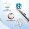 Oral B Rotation Electric Toothbrush DB5010 AA Battery 9600 Rpm Cross Action Cleaning Teeth Tooth Brush with Brush Refills 6
