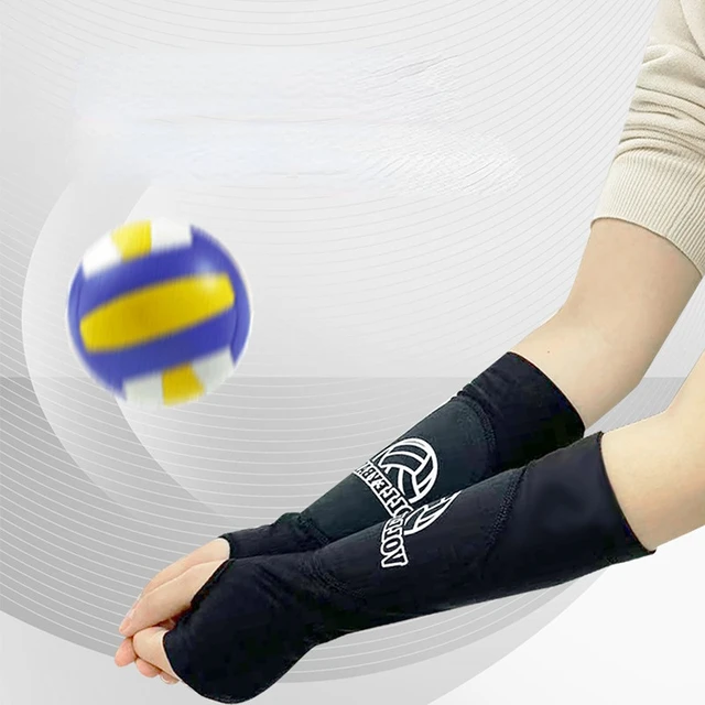 Paire de protège-bras de volley-ball pour femme, éponge d'entraînement de  tennis respirante et pressurisée, anti-collision - AliExpress