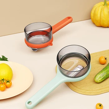 Coltello per sbucciare la conservazione Prevenzione degli spruzzi Lavabile con secchio di stoccaggio Strumenti per sbucciare la frutta Coltello per piallatura Raschietto Gadget da cucina 1