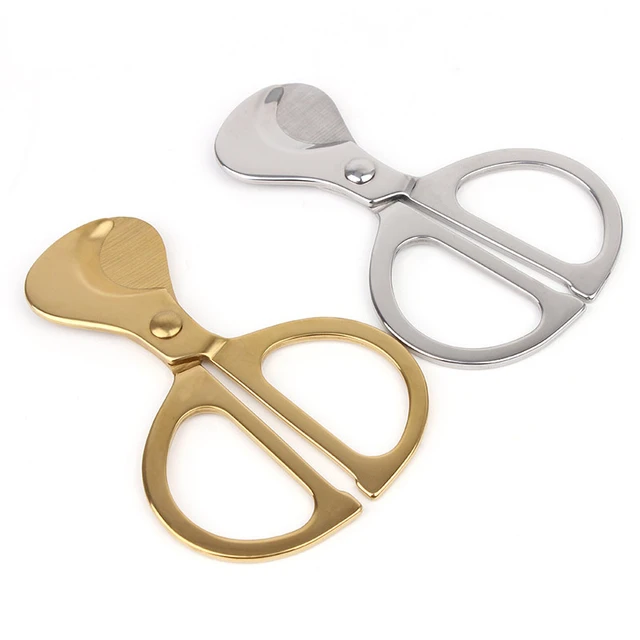 XIFEI Luxury Cigar Cutter Scissors Portable Stainless Steel Cigarette Cut  Tools Cigars Accessories With Gift Box - AliExpress