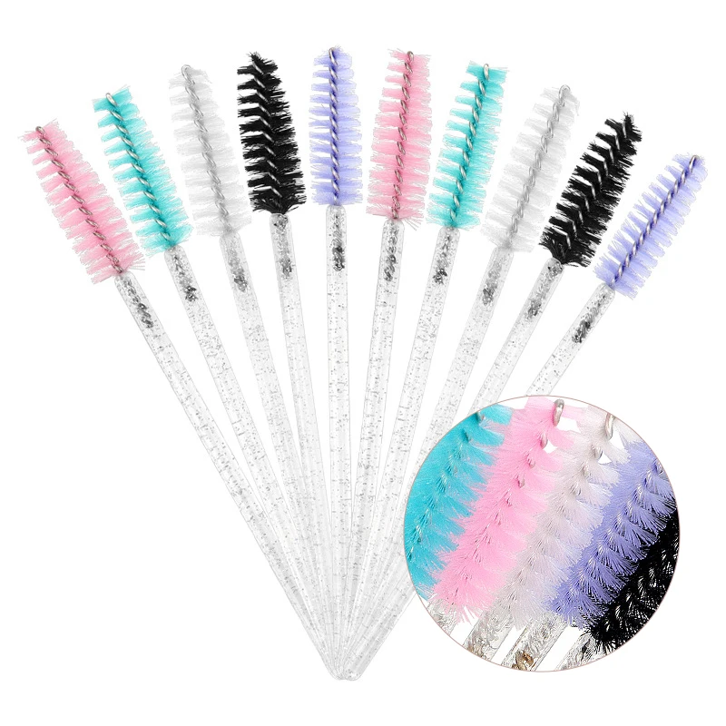 SENSE LASHES 50pcs Disposable Eyelash Brush Eyelashes Extension Tools Eyebrow Brush Mascara Wands Applicator Eyelashes Cosmetic
