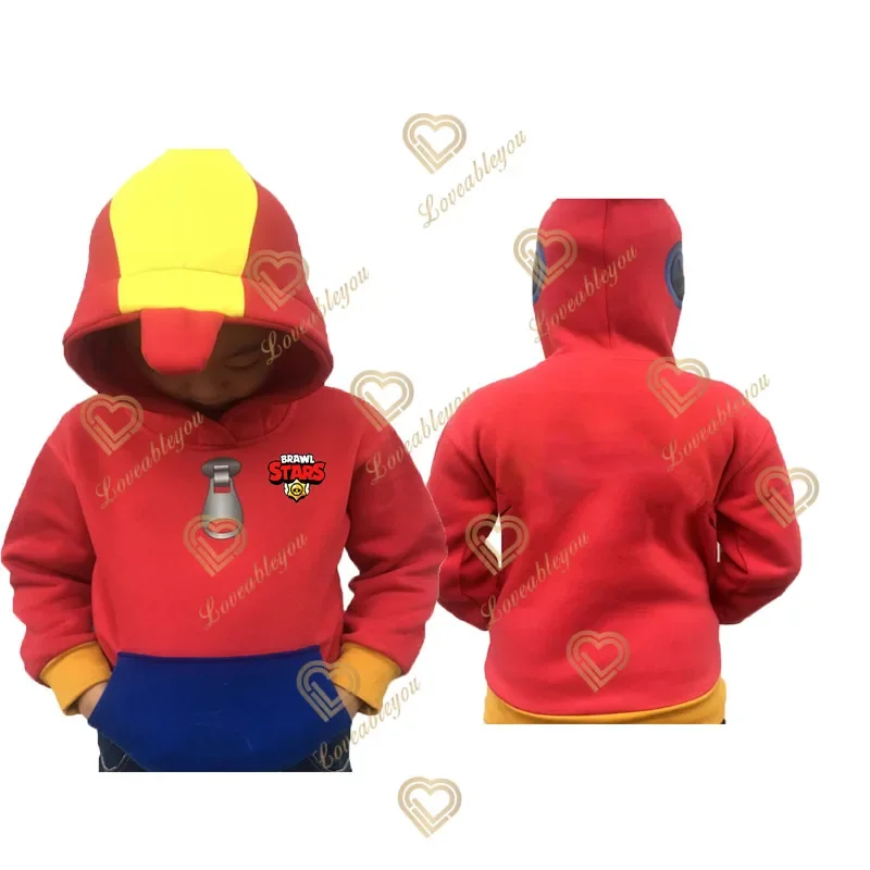 thumbnail image 1 of Sudadera con capucha para cosplay de 4T a 16T, ropa de invierno, jersey con capucha, sudadera para niños, juego de anime, ropa de cosplay de Leon, tops de forro polar, 1 of 5