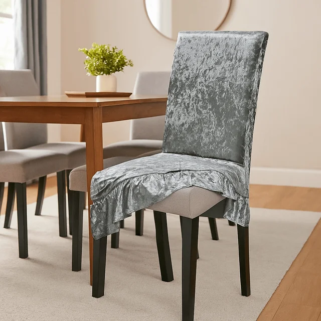 Velvet Dining Chair Cover 4