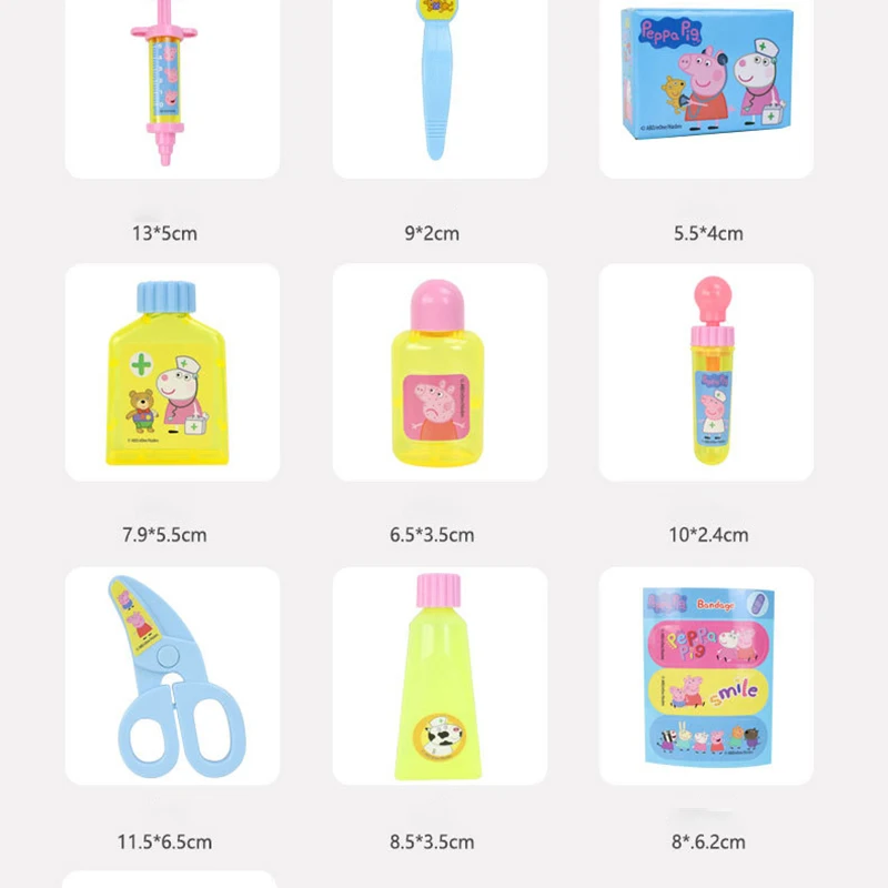 Peppa Pig Doctor Set Play House Children's Homecoming Male And Female Injection Nurse Stethoscope Simulated Little Doctor Toy