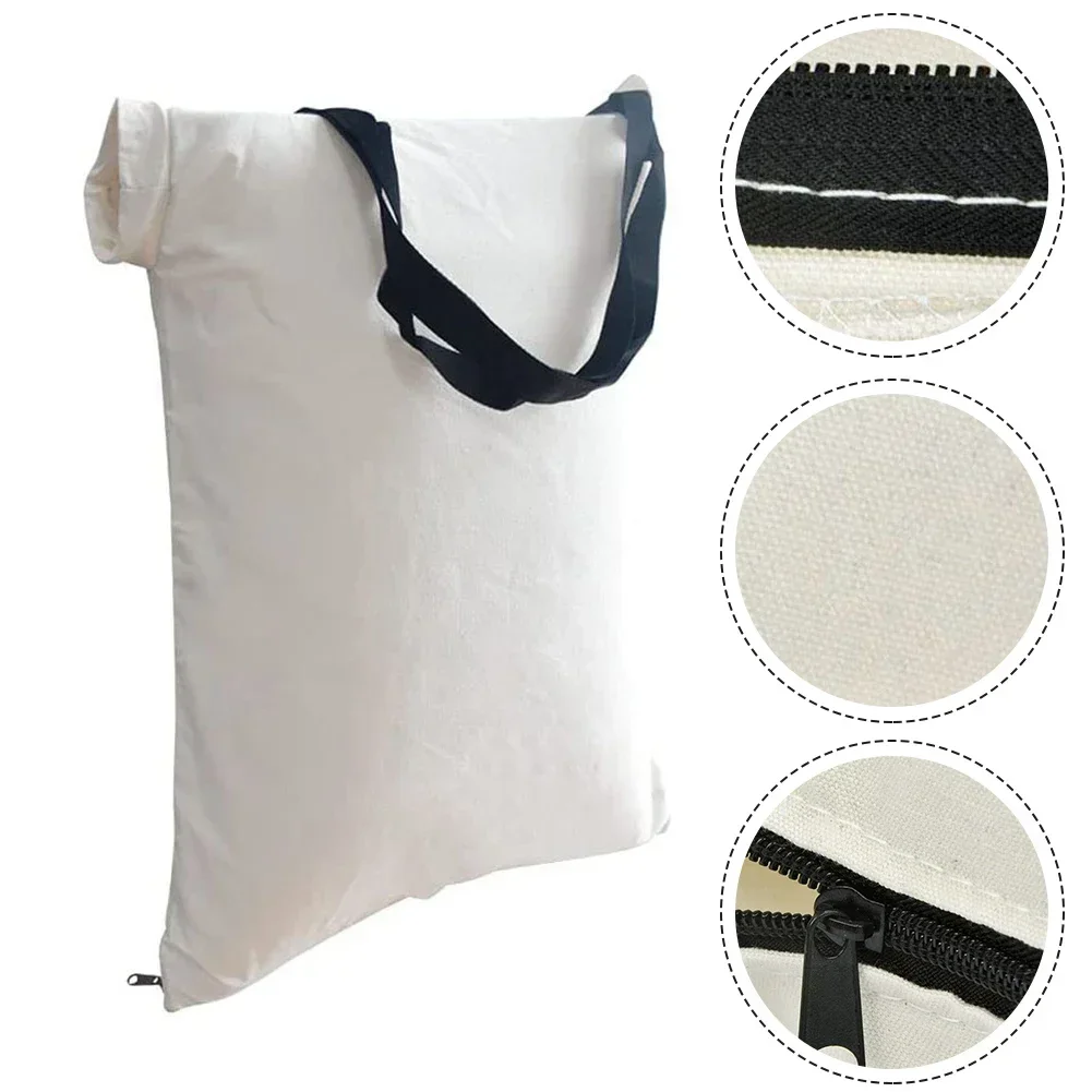 For Leaf Blower Vac Bag Bottom Zip Replacement Bag 108-8994 127-7040 51599 51602 51609 51592 White Collection Bag 3