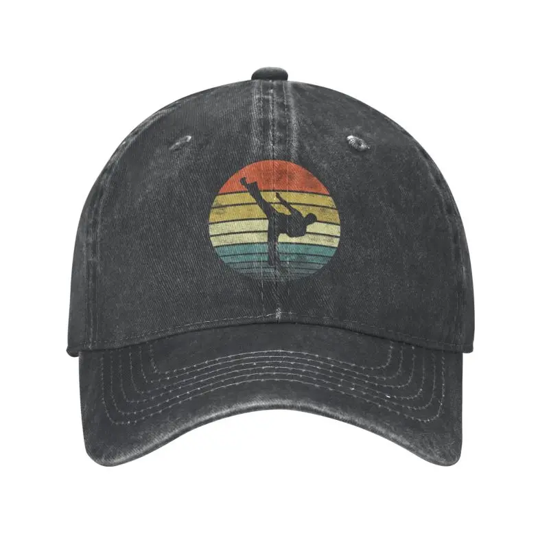 

Punk Cotton Vintage Style Karate Taekwondo Baseball Cap for Men Women Breathable Japanese Martial Arts Karateka Dad Hat Outdoor