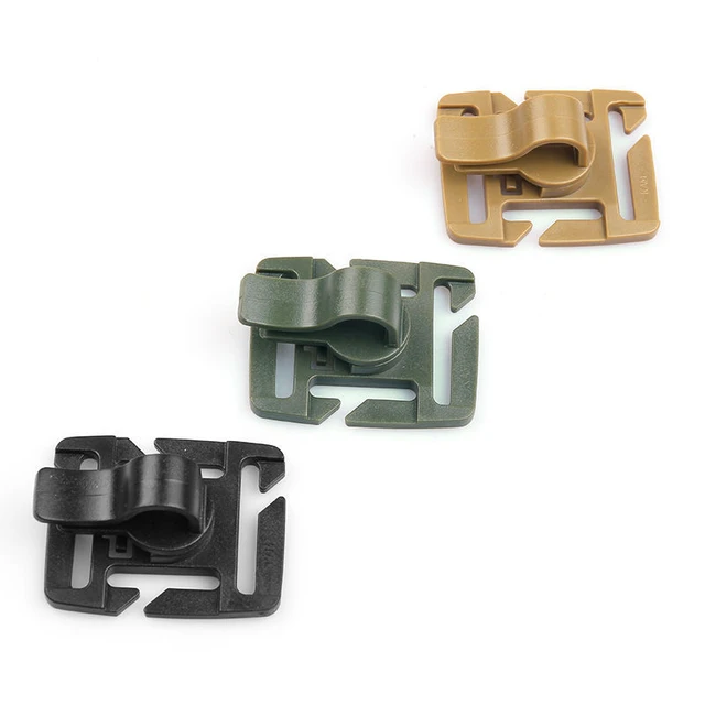 Tactical Military Hydration Tube Clips 360°rotatable Tube - Temu