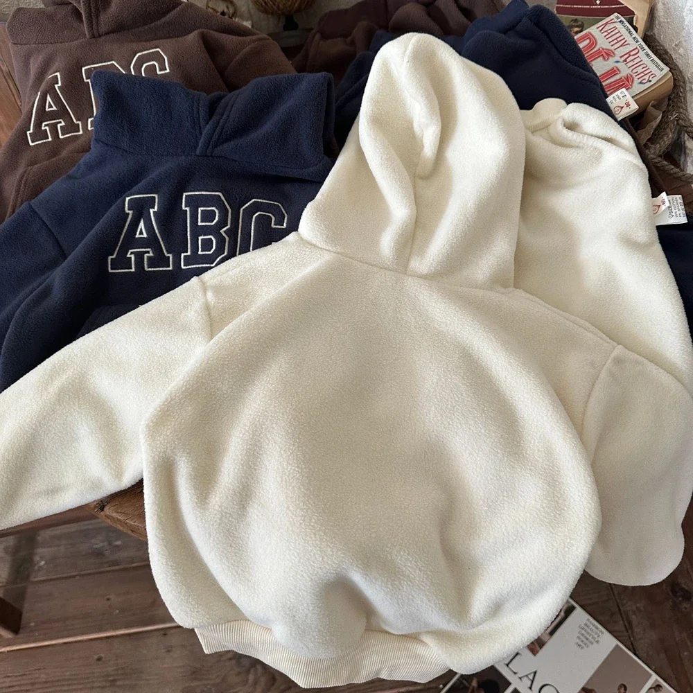 55497-ffd771.jpg Kids Clothing Fleece Hoodie Tracksuit Set Warm Pullover And Pants Outfit
