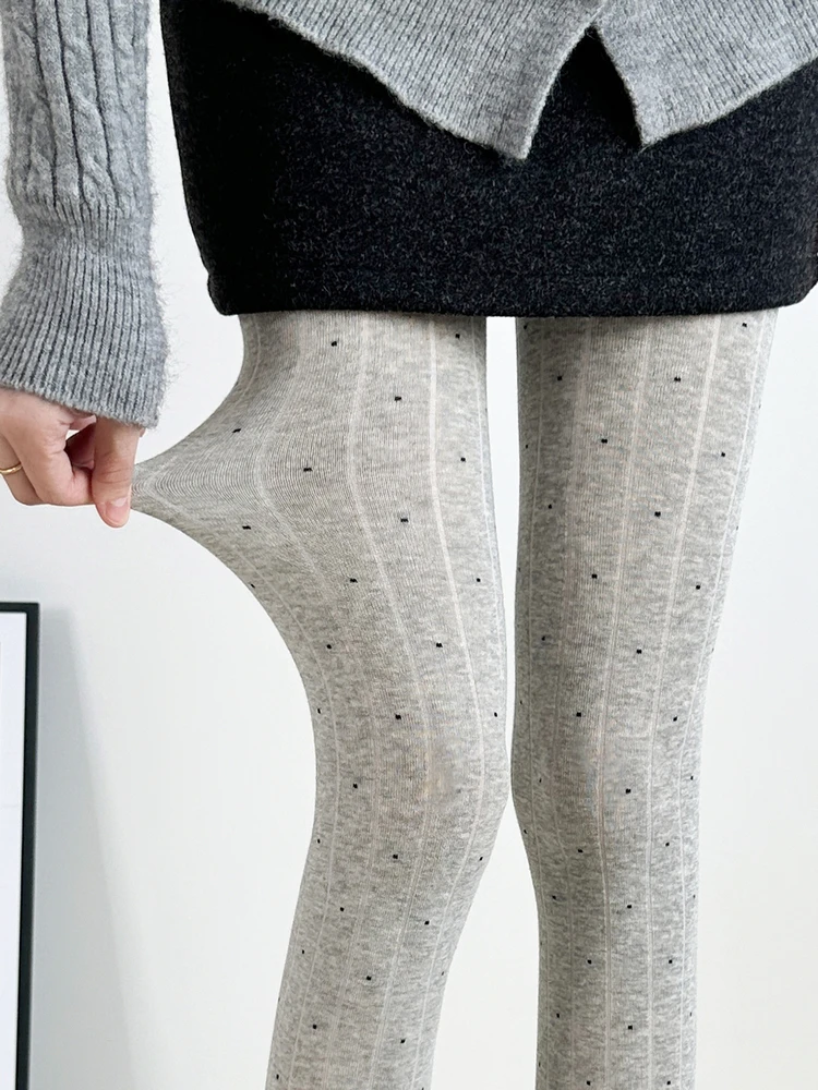 Y2K Polka Dot Gestreifte Strumpfhosen Frauen Nylon Dünne Herbst Strumpf 2026 Frühling Streetwear Lolita Strumpfhosen – Detail 6
