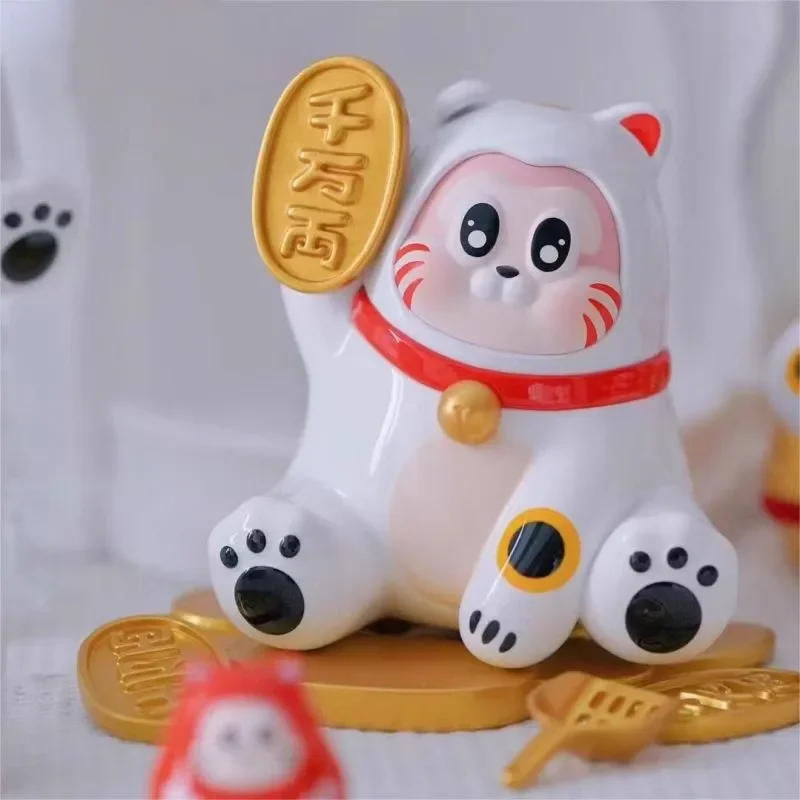 のらねこわーくすセット THE SLLO Maneki-neko Series Fortune Cat Blind Box Toys